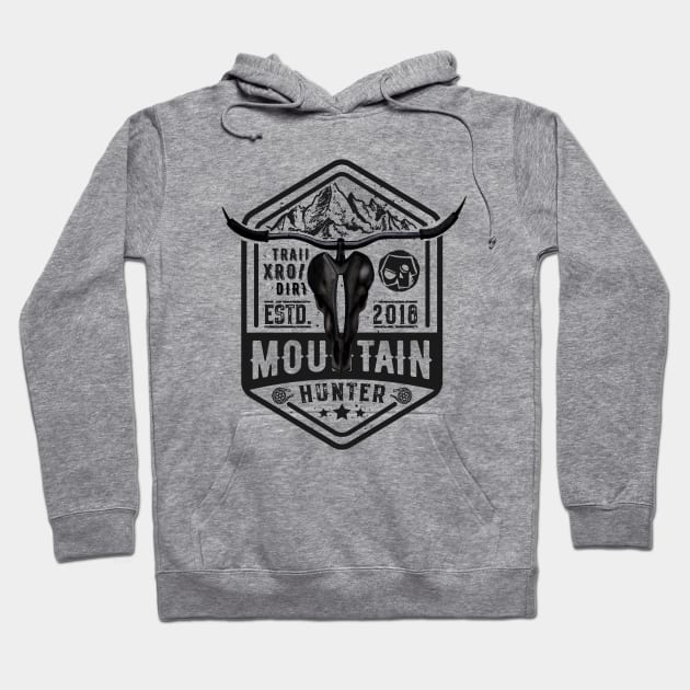 Mountain Hunter | Crazy MTB Mountainbike Shirt Hoodie by Keetano
